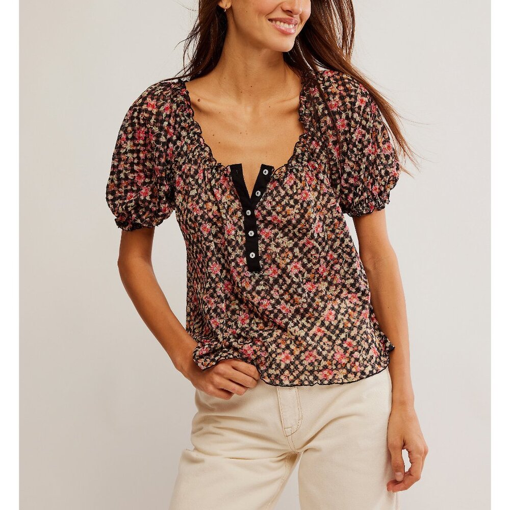 Free People ASTRA Peasant Top | Medium